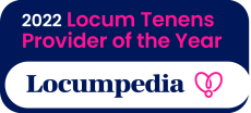 2022 Locum Tenens Provider of the Year Winner Badge