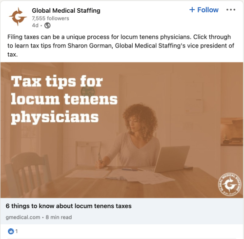 Digest 46 LinkedIn Global Medical Staffing